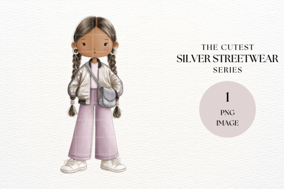 Cute Streetwear Girl Clipart: Your New Design Secret Weapon