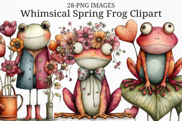 Whimsical Spring Frog Clipart: A Guide for Creative Projects